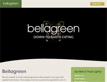Tablet Screenshot of bellagreen.com